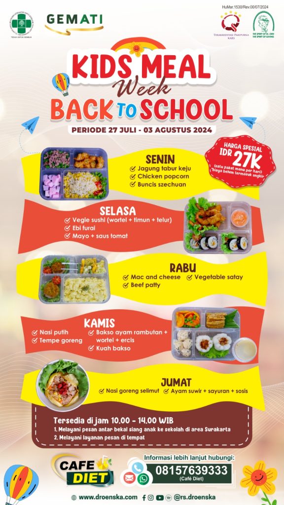 Promo Kids Meal Week Back To School