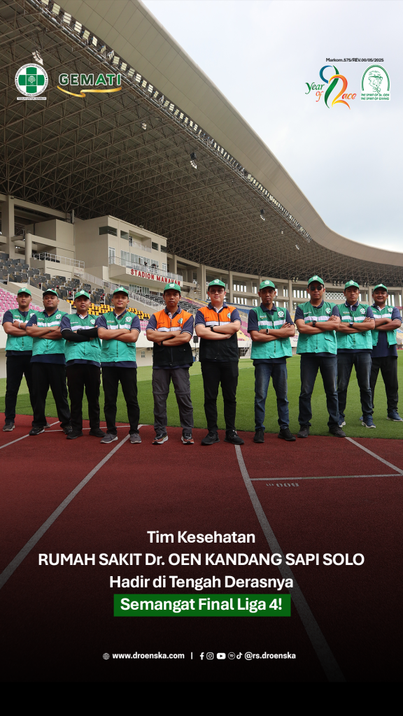 Tim Kesehatan RUMAH SAKIT Dr. OEN KANDANG SAPI SOLO Hadir di Tengah Derasnya Semangat Final Liga 4!