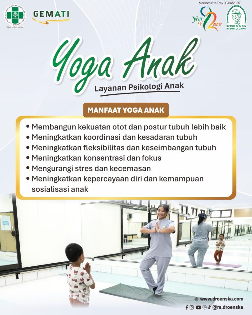 YOGA ANAK di RUMAH SAKIT Dr. OEN KANDANG SAPI SOLO